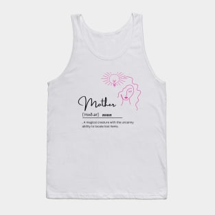 Magical Mom Defined Rose Tank Top